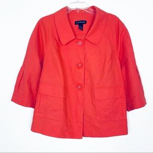 Lane Bryant size 16 Linen Blend Blazer Jacket